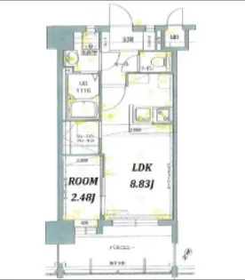 ザシダーハウスバイサヴォイ【8階】の間取り