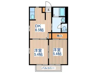 ファミーユ燕沢【2階】の間取り