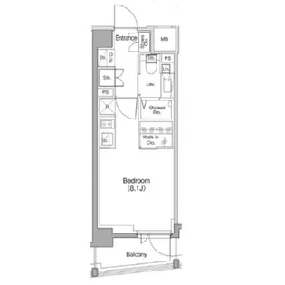 ザ・パークハビオ南大井【6階】の間取り