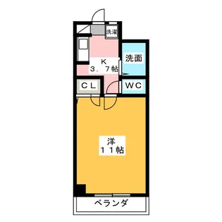 メゾン清里【6階】の間取り