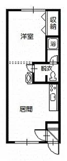 スカイハイツ大町2-2【2階】の間取り
