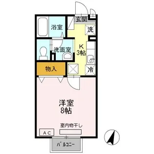 ミレニアムステージ【1階】の間取り