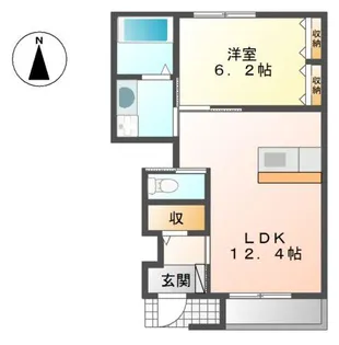 クレアンジュ【1階】の間取り