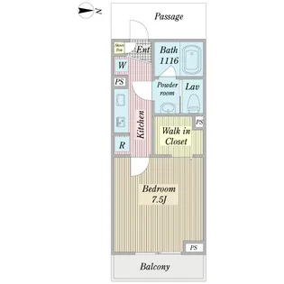 ユリエハイム【2階】の間取り