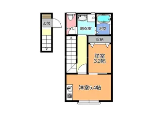 陽北ビレッジG【2階】の間取り