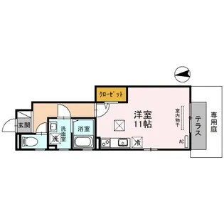 セジュール未来【1階】の間取り