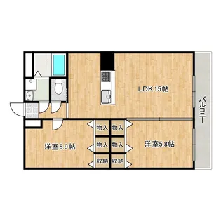 BRAIN 上瓦屋 NEW HOPE(旧 上瓦屋ファーストマンション)【1階】の間取り