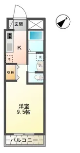 メルベーユ・ラヴィ【2階】の間取り