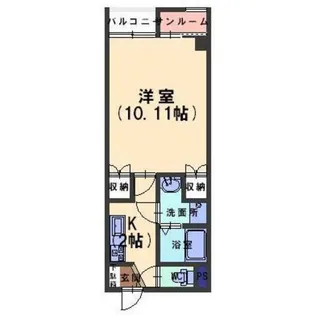 Siben drei(ジーベン ドライ)【3階】の間取り