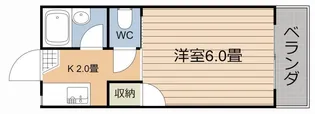 マリンハイツ(唐湊)【3階】の間取り