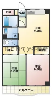 ロイヤルコーポ【2階】の間取り