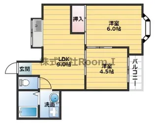 セイワパレス森ノ宮南【3階】の間取り