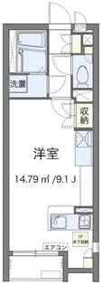 レオネクスト飛鳥【2階】の間取り