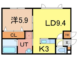 PEZITE【1階】の間取り