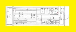 エグゼ新北野【7階】の間取り