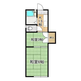 司ハイツ【1階】の間取り