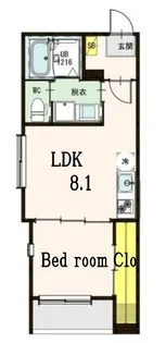 HT津金IV【2階】の間取り