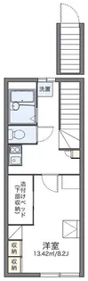 レオパレスHSI RIVERII【2階】の間取り