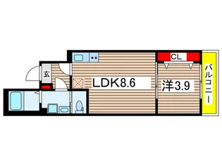 アリアラクス【3階】の間取り