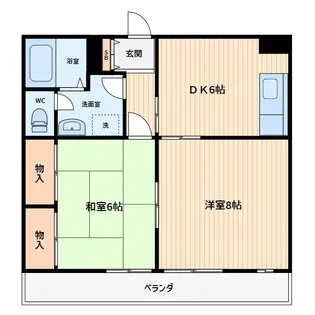メゾンプルミエ【2階】の間取り
