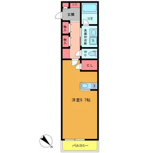 ラントヴィル西船橋【1階】の間取り