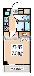 ソレイユ畷【1階】の間取り