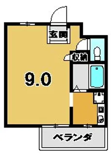 ナガオカームリー【3階】の間取り