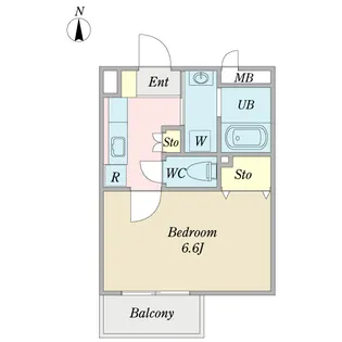 シェンプレ.N【6階】の間取り
