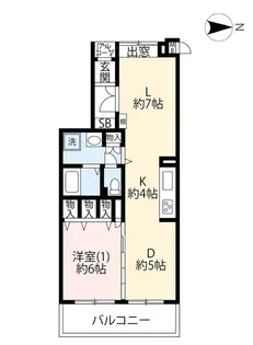 URアーバンライフゆりの木通り東【2階】の間取り