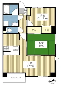 メゾンドピエール中川【3階】の間取り