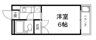 伏見上野ハイツ【2階】の間取り