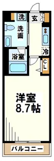ヒューレックレジデンス調布柴崎【1階】の間取り