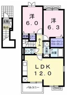 アン・ファミーユ【2階】の間取り