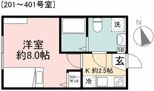 comodo abitare【1階】の間取り