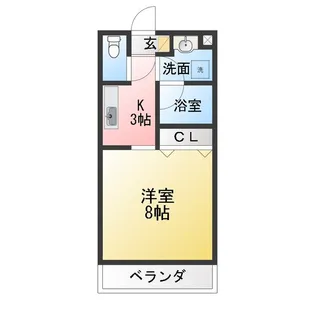 La vita 神野 B【2階】の間取り