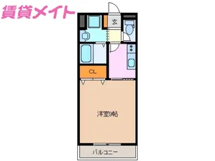 サングリーン大池【1階】の間取り