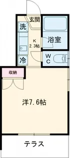 BBA-Loge江田アパート【1階】の間取り