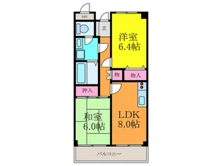 パストラル千里丘I【1階】の間取り