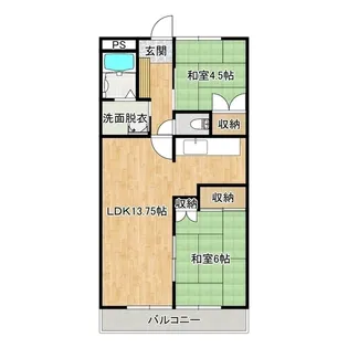 ドミール今福【3階】の間取り