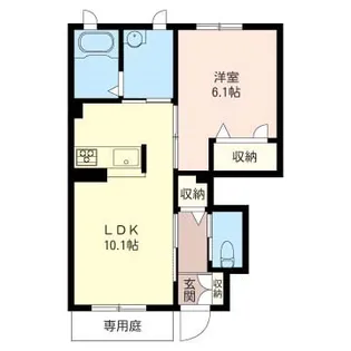 ソリエ【1階】の間取り
