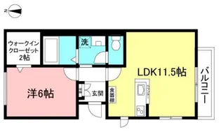 La bellevie【2階】の間取り