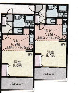 せせらぎタカエ【2階】の間取り