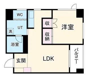 リアライズ横須賀【13階】の間取り