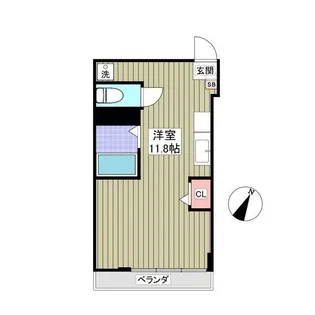 フェリオ毛呂山【3階】の間取り
