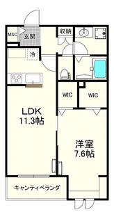 KADO TAMA-PLAZA II【3階】の間取り