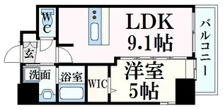 IKUSHIN平和公園【10階】の間取り