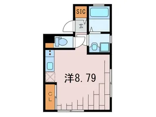 NEXUS池上【3階】の間取り