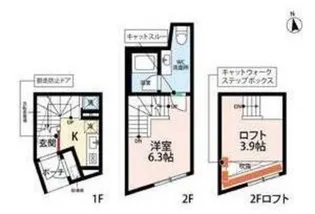 feel CnB【2階】の間取り