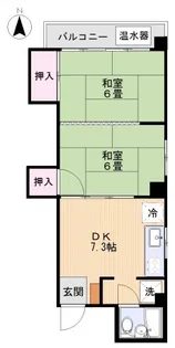 コーポ新庄【2階】の間取り