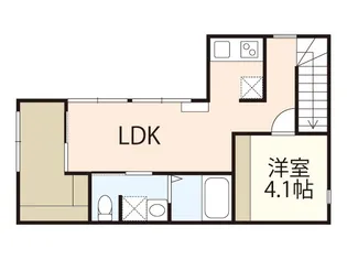Prive上安【2階】の間取り